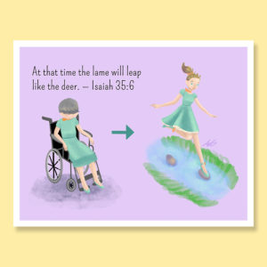 Encouraging JW Just Around the Corner Senior leap like the deer greeting cards magnets stickers